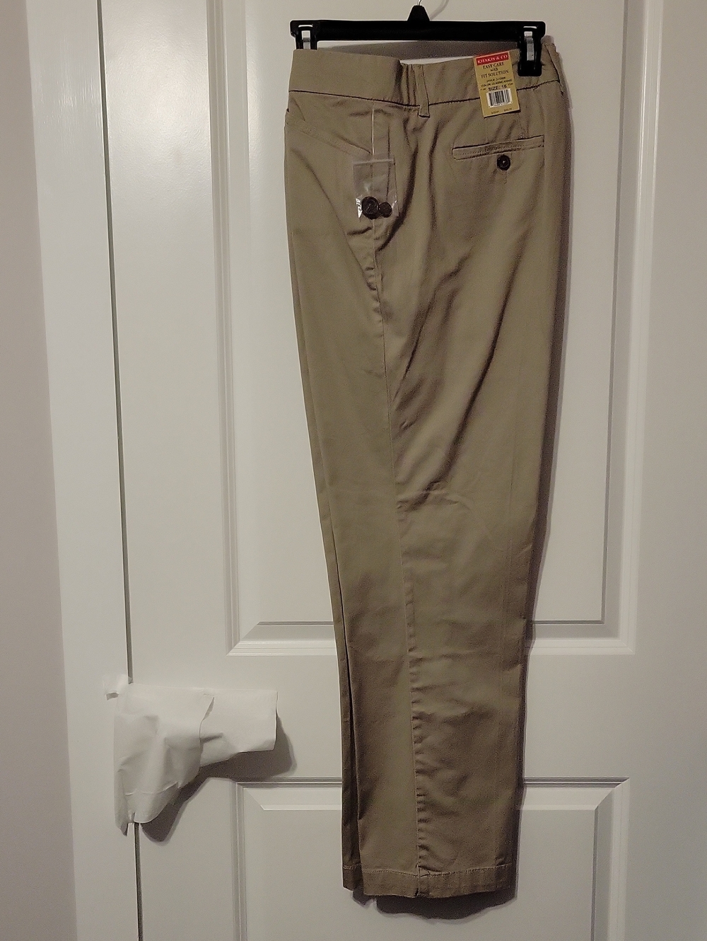Khakis & Co. Women's Classic Khaki, Size 16. NWT. Khaki Slacks.